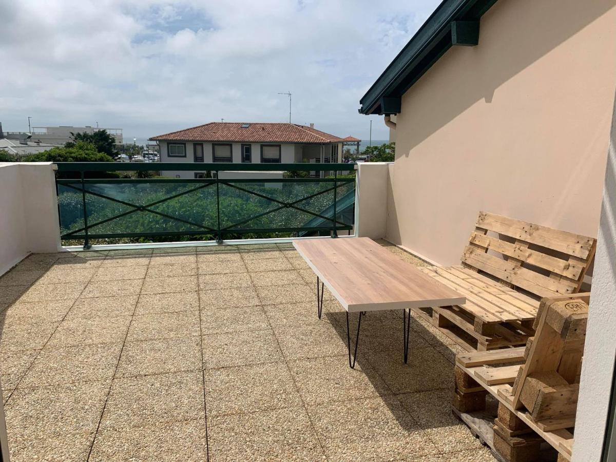 50M² Pieds Dans L'Eau + 20M² Terrasse- Vue Sur Mer Anglet Exterior foto